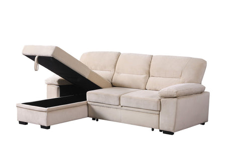 Kipling - Reversible Sleeper Sectional Sofa Chaise - view 23