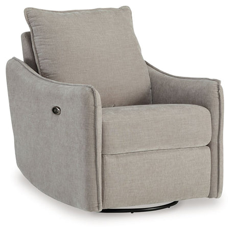 Mcburg - Swivel Power Recliner Gray by Signature Design by Ashley® | Bel Furniture