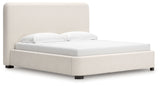 Brintstreet - King Upholstered Bed - Beige