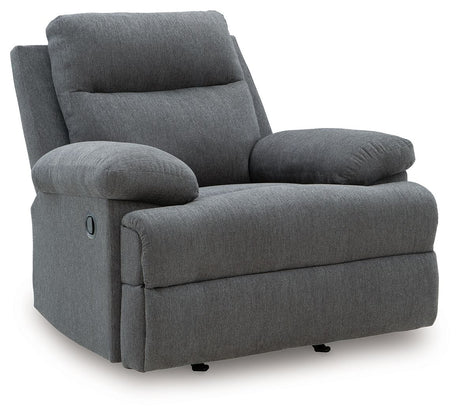 Side-Swipe - Rocker Recliner Dark Gray by Signature Design by Ashley® | Bel Furniture