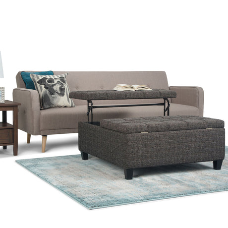 Harrison - Upholstered Coffee Table Storage Ottoman - view 123