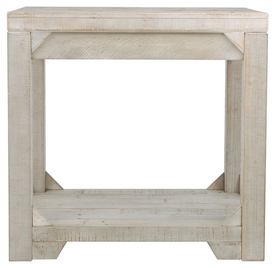 Fregine - Whitewash - Rectangular End Table by Signature Design by Ashley® | Bel Furniture
