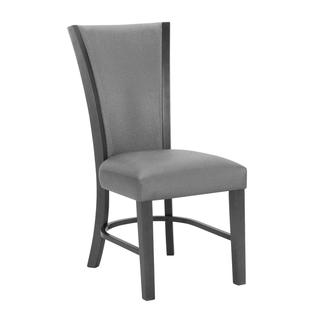 Camelia - Side Chair (Set of 2) Dark Gray by Crown Mark | Bel Furniture