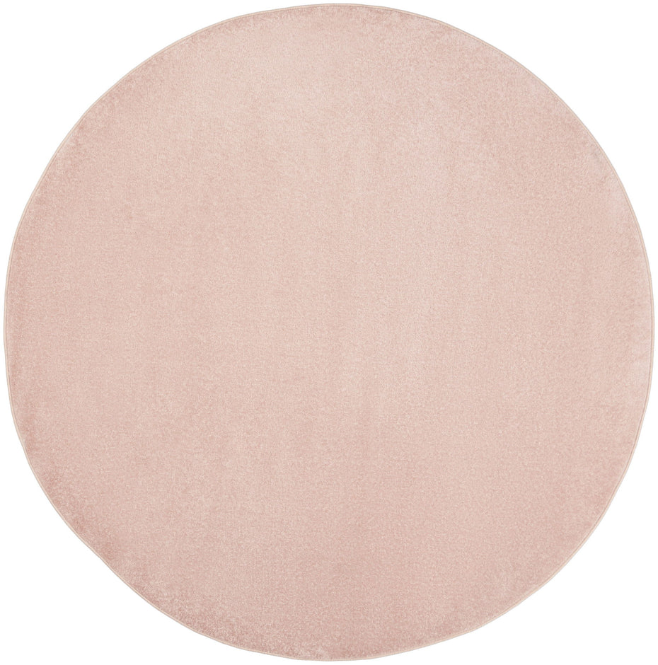 8' X 8' Round Non Skid Indoor / Outdoor Area Rug - Pink