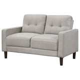 Bowen - Upholstered Track Arm Tufted Loveseat by Coaster Fine Furniture | Bel Furniture
