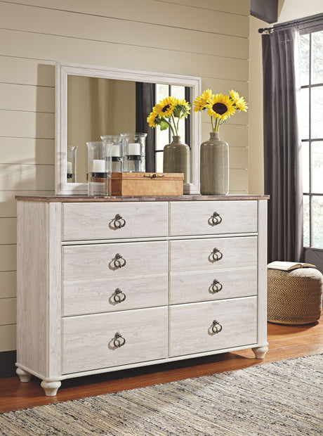 Willowton - Sleigh Bedroom Set by Signature Design by Ashley® | Bel Furniture