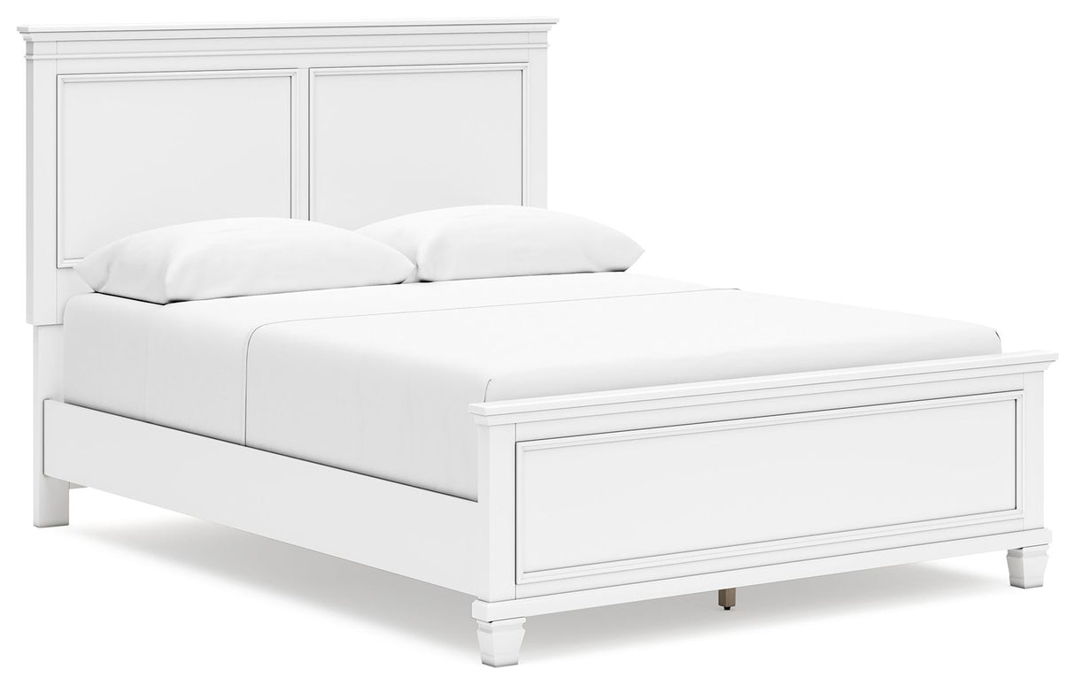 Fortman - Queen Panel Bed - White