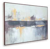 Gatesford - Wall Art - Blue / White / Tan