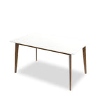 Carlos - Dining Table White 29.5"W x 47"D x 29"H by Ashcroft Furniture | Bel Furniture
