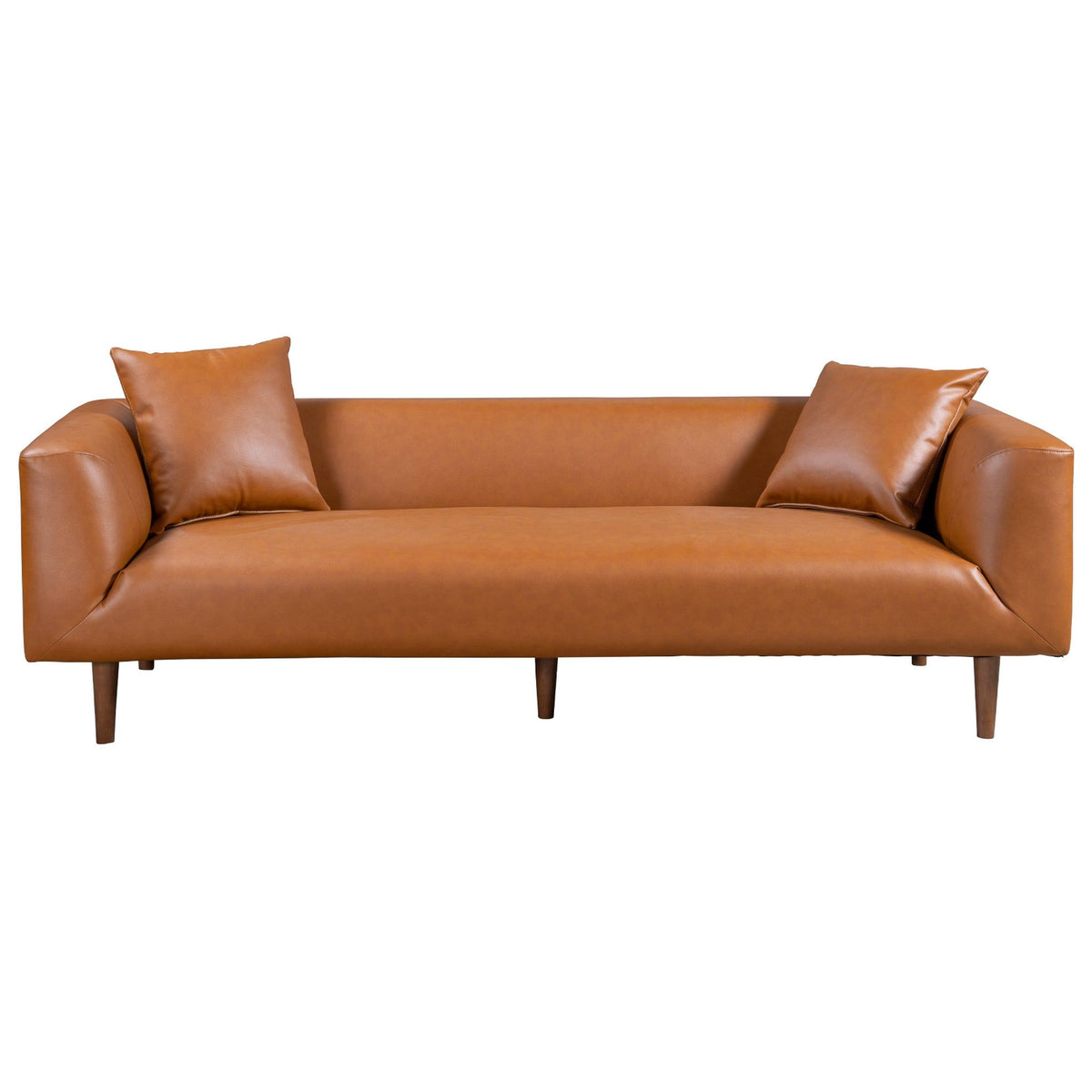 Elwood - Sofa - Cognac by Ashcroft Furniture | Bel Furniture