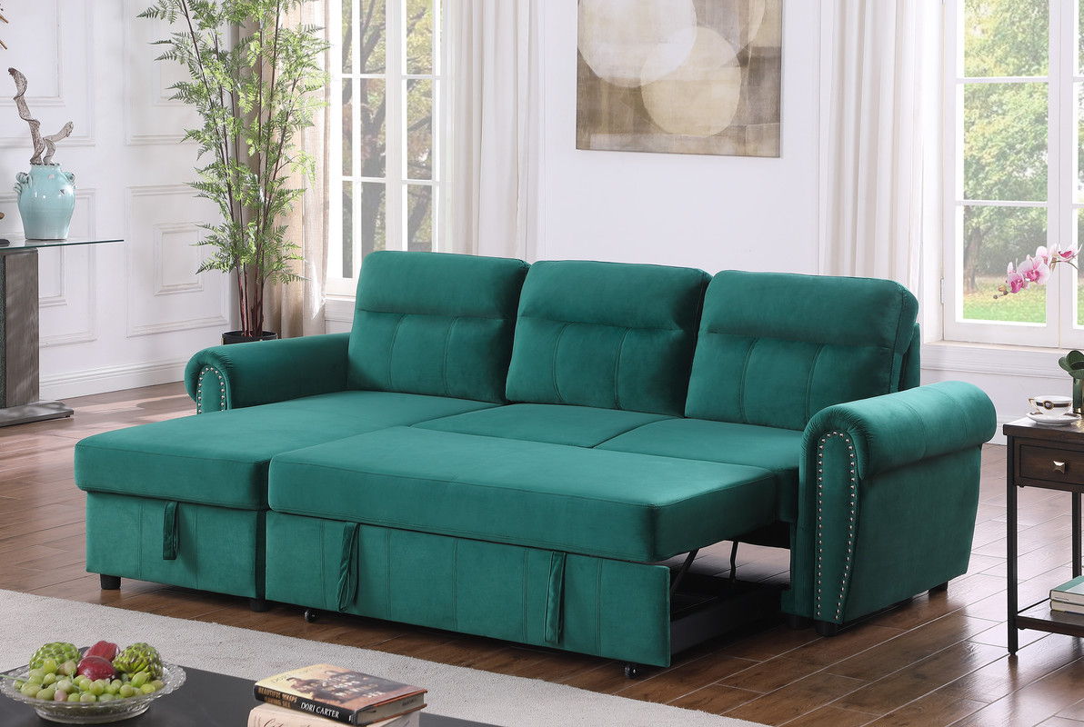 Ashton - Reversible Sleeper Sectional Sofa Chaise