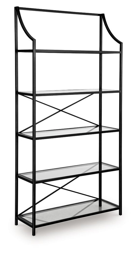 Dakerwell - Antique Black - Bookcase by Signature Design by Ashley® | Bel Furniture