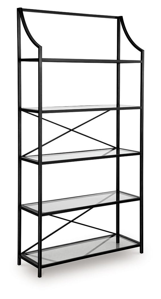 Dakerwell - Antique Black - Bookcase by Signature Design by Ashley® | Bel Furniture