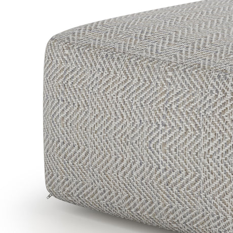 Nate - Handcrafted Square Pouf - view 19