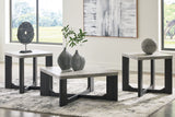 Sharstorm - Two-tone Gray - Occasional Table Set (Set of 3) by Signature Design by Ashley® | Bel Furniture