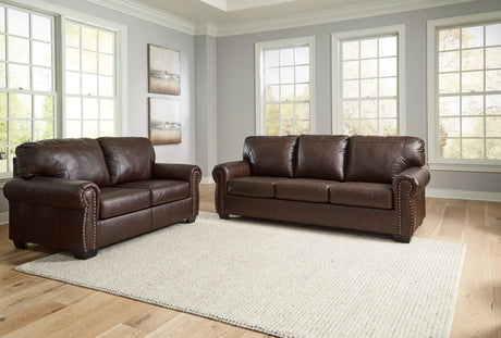 Colleton - Living Room Set Dark Brown 2 Pc. - Sofa, Loveseat by Signature Design by Ashley® | Bel Furniture