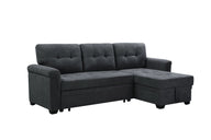 Lucca - Reversible Sectional Sleeper Sofa Chaise With Storage