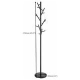 Clover - 18 Hook Freestanding Metal Coat Rack Hat Hanger - Black by CoasterEveryday | Bel Furniture