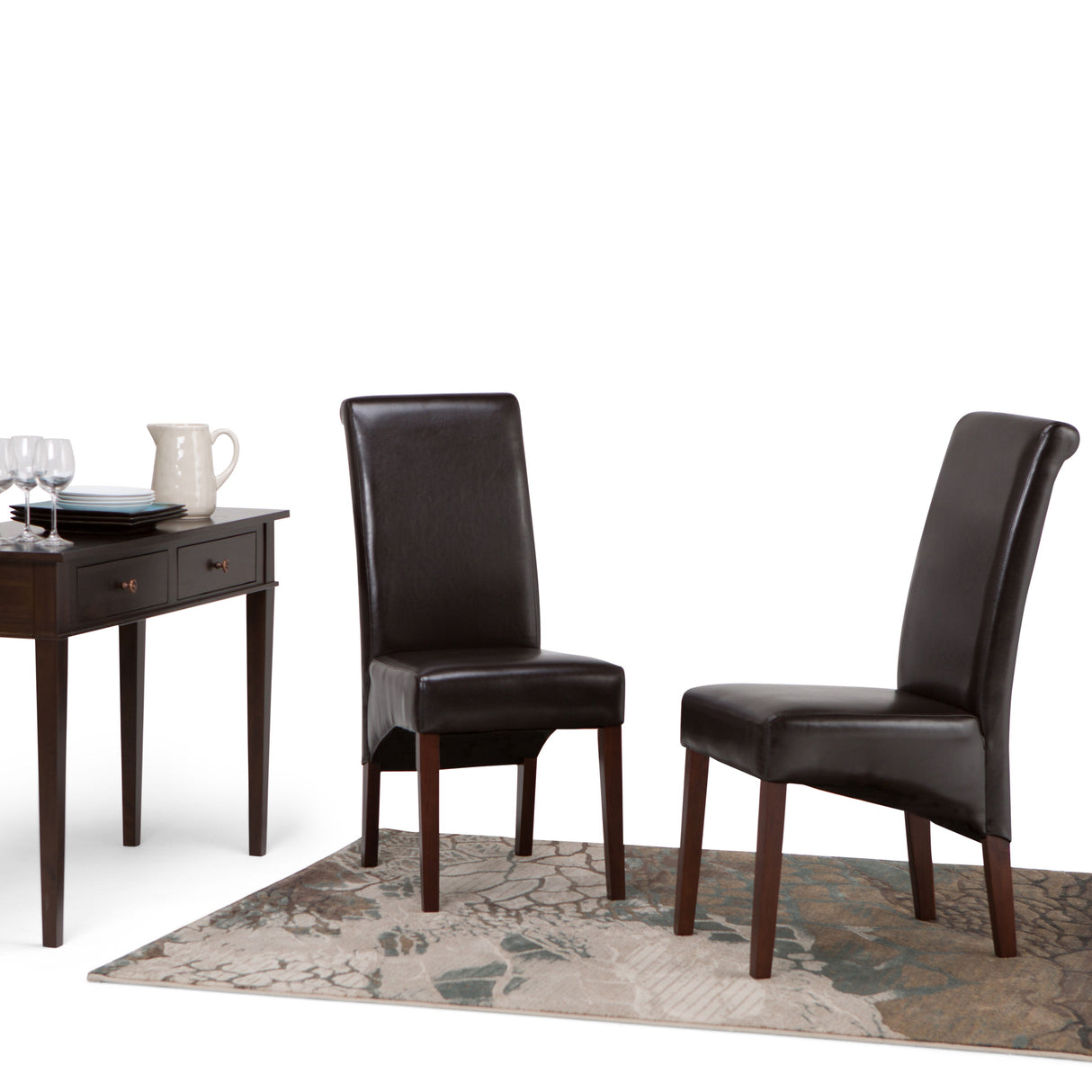 Avalon - Deluxe Parson, Dining Chair (Set of 2) by Simpli-Home | Bel Furniture