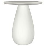 Perth - Side Table With Cloud-Shaped Top White 19.5"W x 17"D x 22"H by Coaster Fine Furniture | Bel Furniture