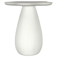 Perth - Side Table With Cloud-Shaped Top White 19.5"W x 17"D x 22"H by Coaster Fine Furniture | Bel Furniture