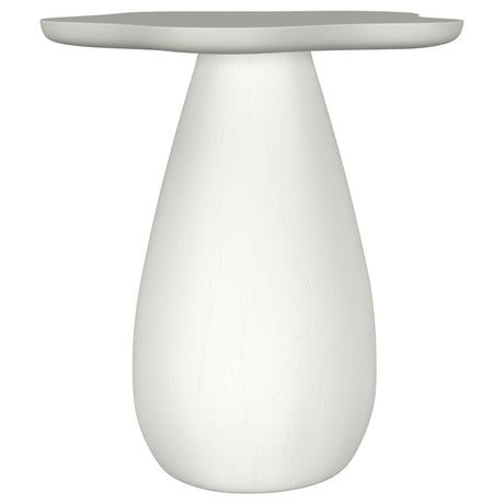 Perth - Side Table With Cloud-Shaped Top White 19.5"W x 17"D x 22"H by Coaster Fine Furniture | Bel Furniture