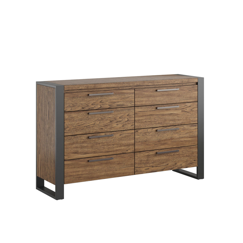 Phera - 8 Drawer Dresser - Brown