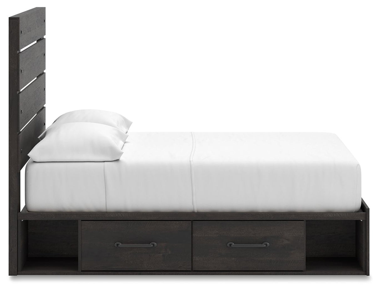 Hollivern - Panel Storage Bed