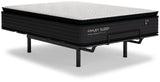 Ashley Sleep Limited Edition PT Plush black pillow top mattress on adjustable bed frame