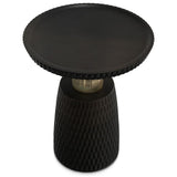 Breanna - Side Table - Black / Gold by Simpli-Home | Bel Furniture