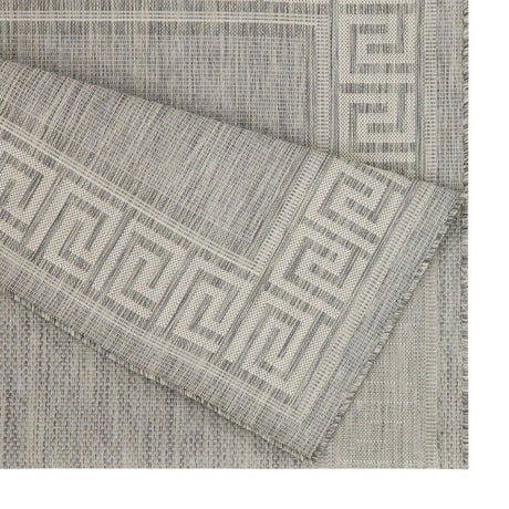 Sunshine - 5'3" X 7'3" Indoor, Outdoor, Area Rug Polypropylene - Silver - view 4