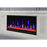 Isaiah - Bed With TV Lift-LED Speakers And Fireplace