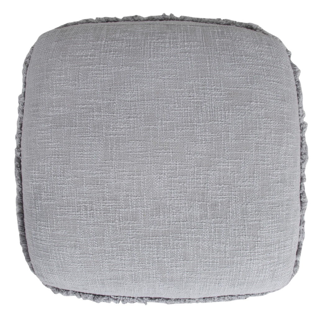 Cotton Ottoman - Gray