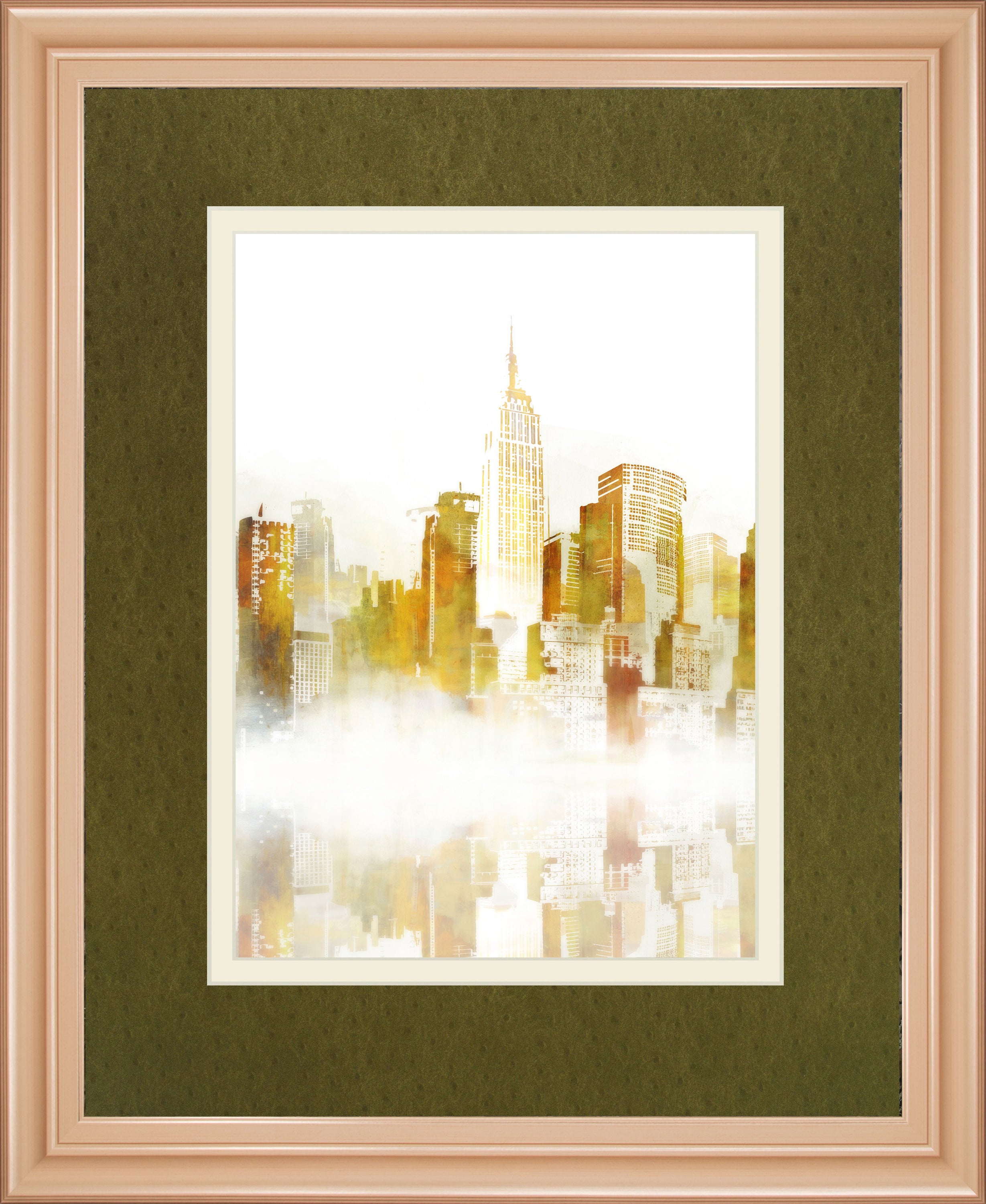 New York Sketch By Ken Roko - Yellow