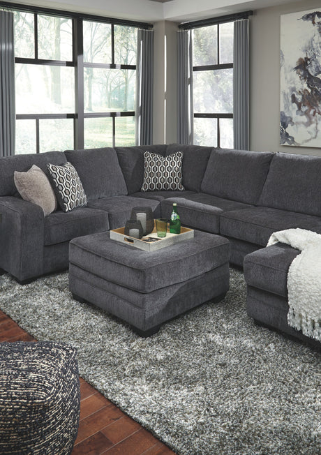 Tracling - Slate - Oversized Accent Ottoman by Benchcraft® | Bel Furniture