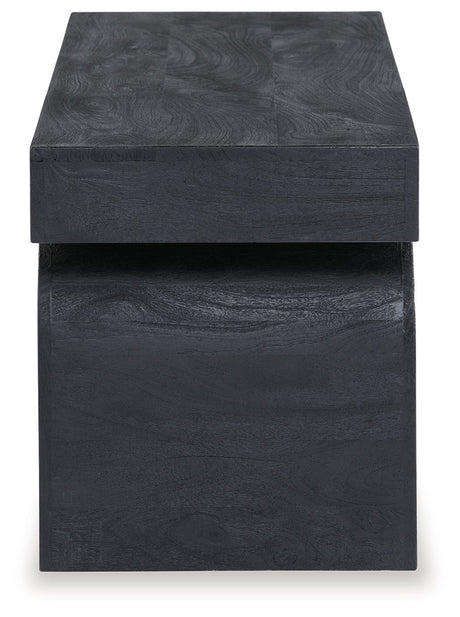 HoLGrove - Black - Accent Bench by Signature Design by Ashley® | Bel Furniture