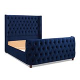Brooklyn - Tufted Panel Bed Headboard And Footboard Set by Jennifer Taylor Home | Bel Furniture