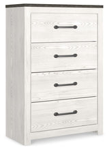 Gerridan - Four Drawer Chest - White / Gray