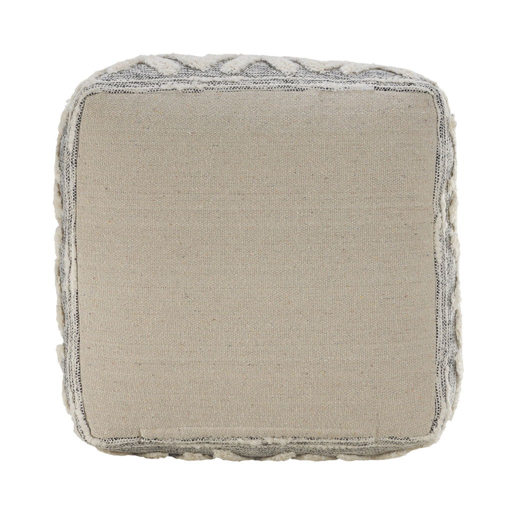 Polyester Ottoman - Gray