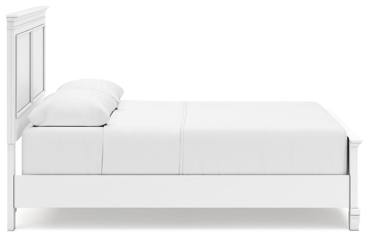 Fortman - Queen Panel Bed - White
