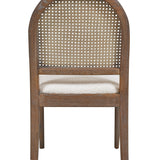 Panama - Curved Cane Side Dining Chair (Set of 2) by Jennifer Taylor Home | Bel Furniture