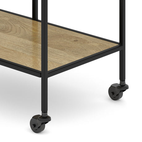 Barnes - Bar Cart - Natural by Simpli-Home | Bel Furniture