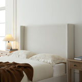 Hale - Upholstered Wingback Bed