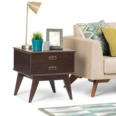 Draper - Handcrafted Mid Century End Table - view 36