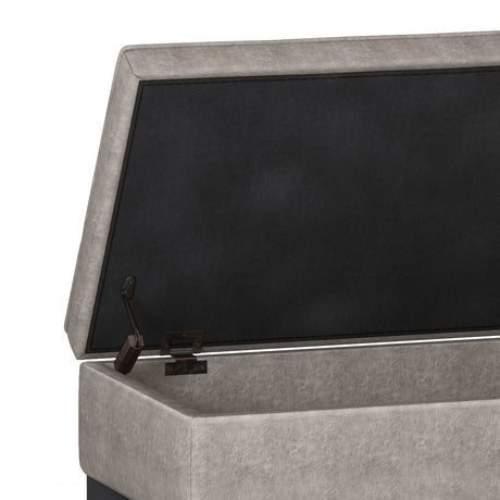 Cosmopolitan - Storage Ottoman Bench With Open Bottom - view 44