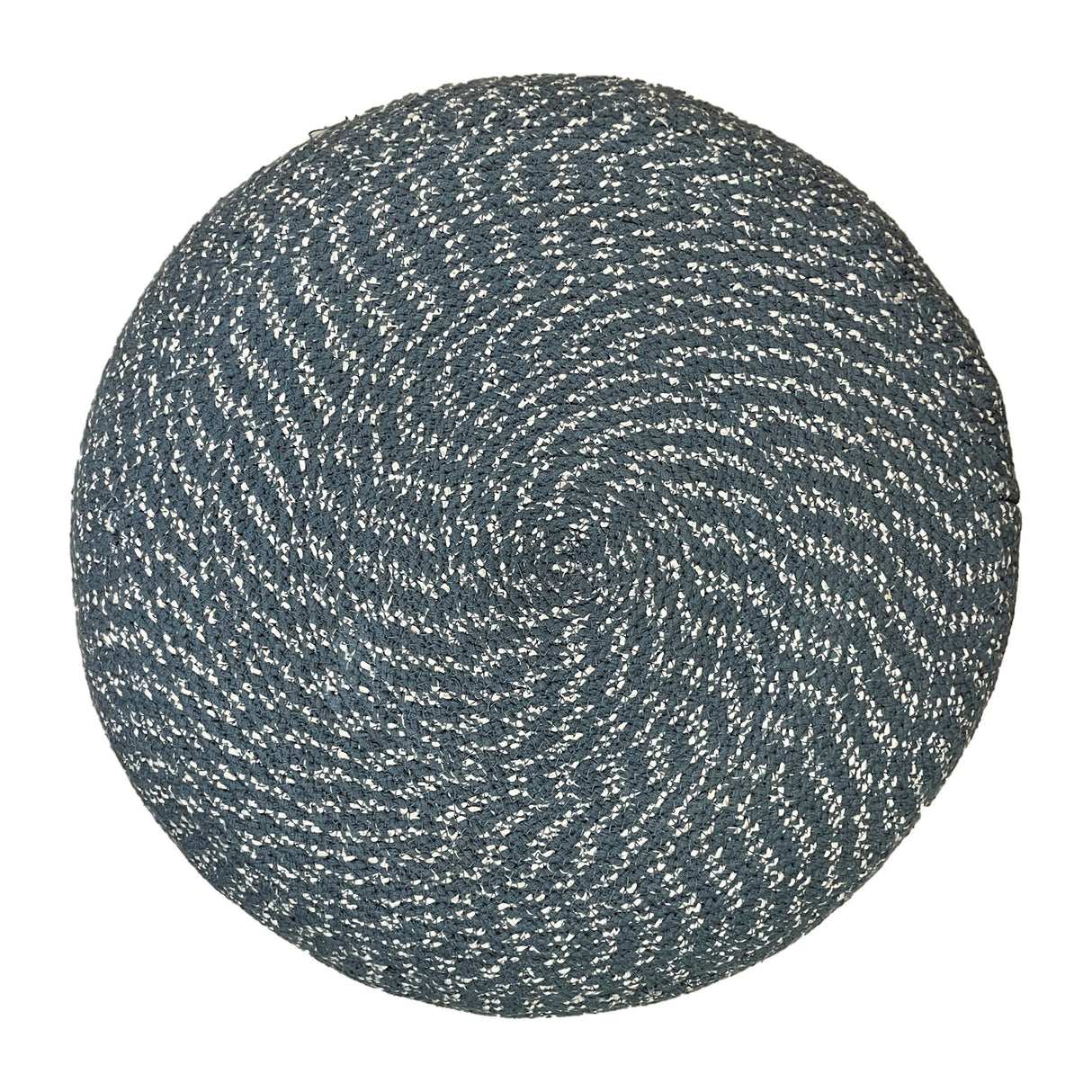 Bayley - Versatile Round Braided Pouf by Simpli-Home | Bel Furniture