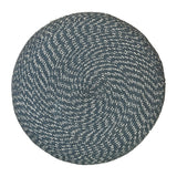 Bayley - Versatile Round Braided Pouf by Simpli-Home | Bel Furniture