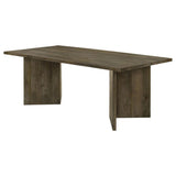 Tyler - Solid Wood Dining Table - Mango Brown by Coaster Fine Furniture | Bel Furniture