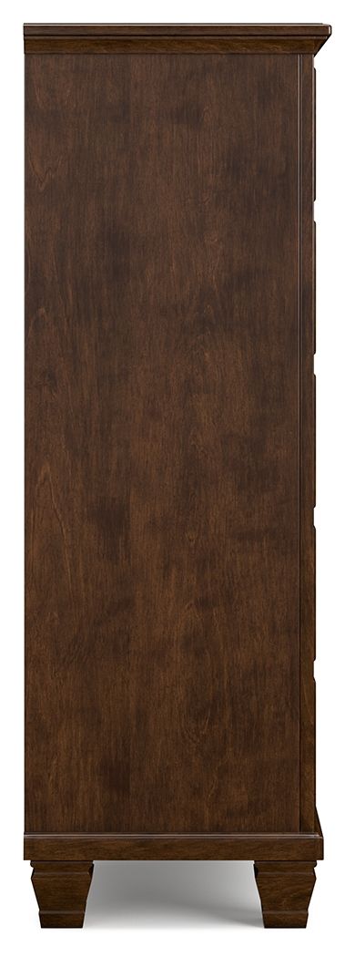 Danabrin - Brown - Five Drawer Chest by Signature Design by Ashley® | Bel Furniture