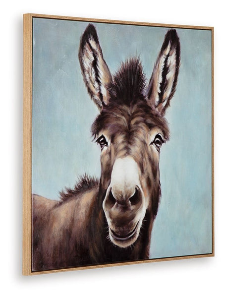 Landerton - Wall Art - Brown / Blue / White - view 5